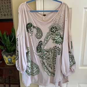 Free People Blousy Off The Shoulder Top